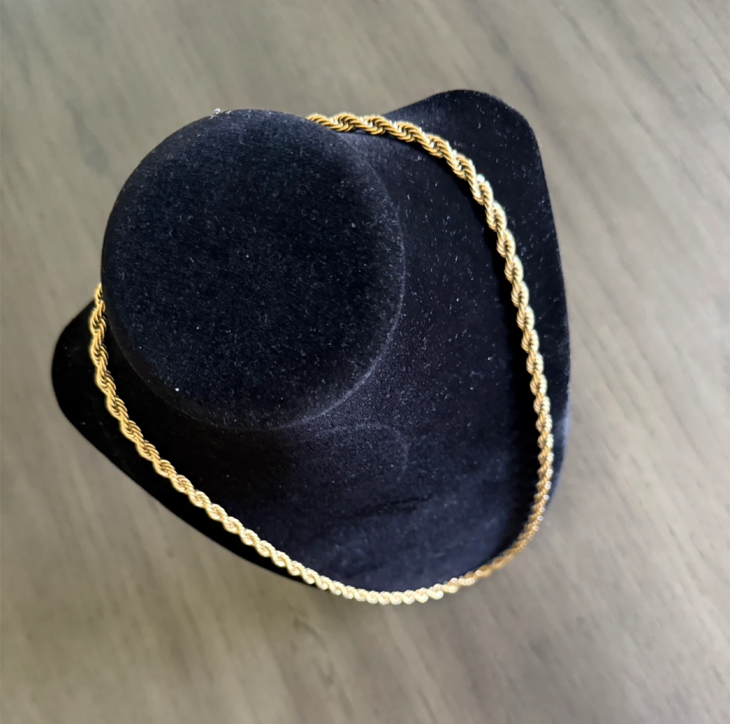 Gold Plated Rope Chain