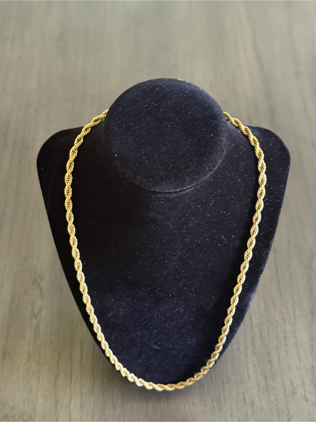 Gold Plated Rope Chain - photo 5