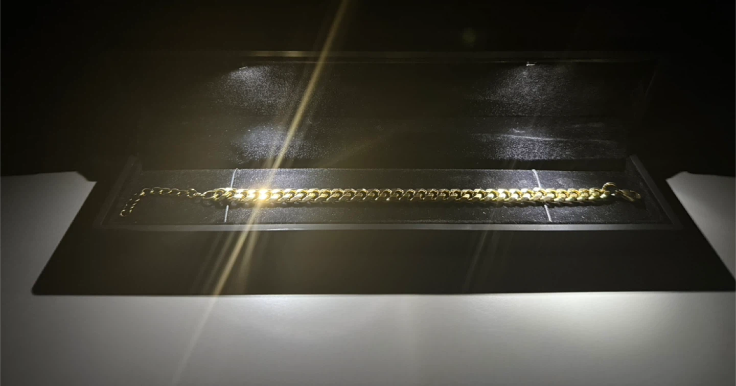 Gold Plated Cuban Link Bracelet - photo 2