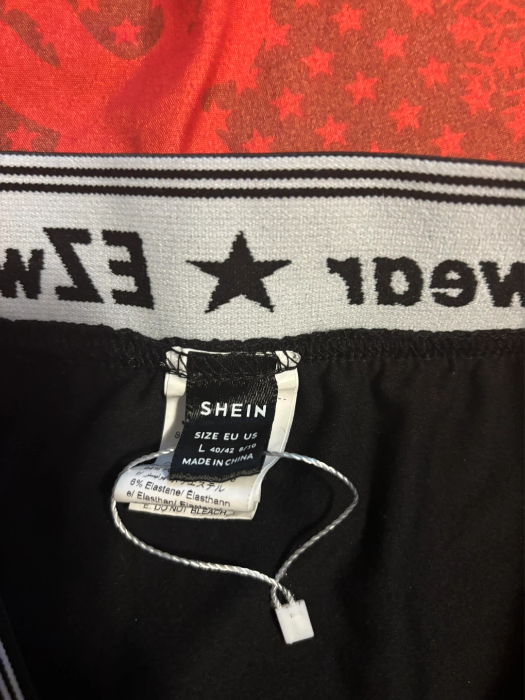 SHEIN Black Mini Skirt Size L - photo 2