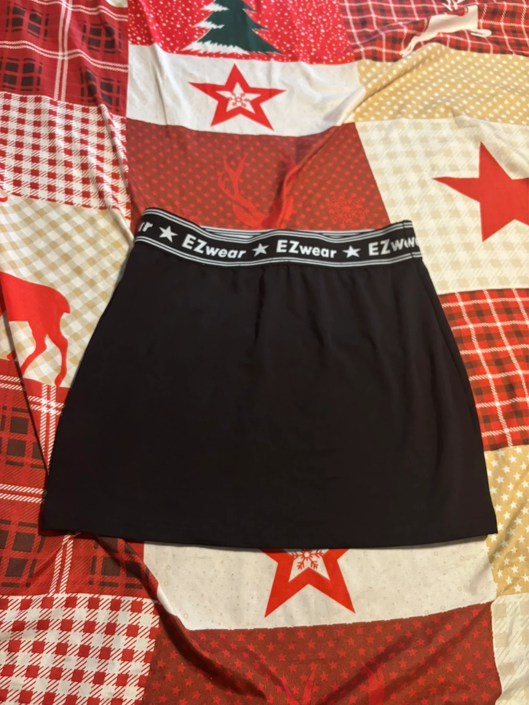 SHEIN Black Mini Skirt Size L