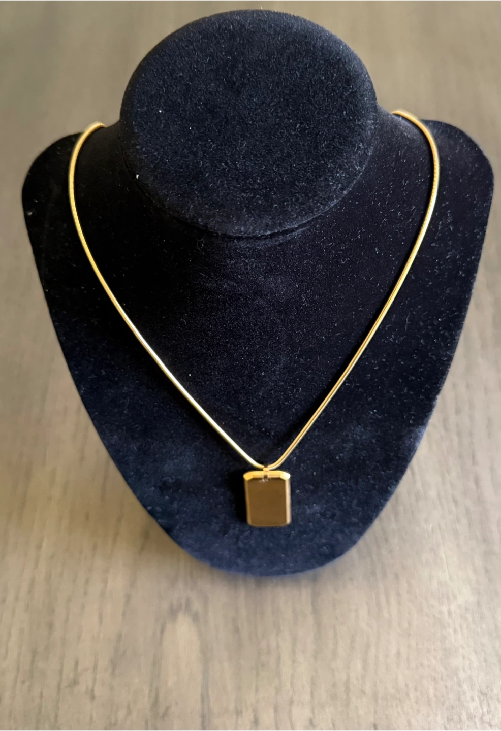 Gold Plated Chain & Pendant