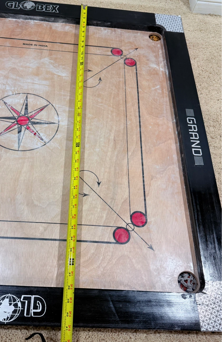🏆 Brand New Large Carrom Board Set - photo 3