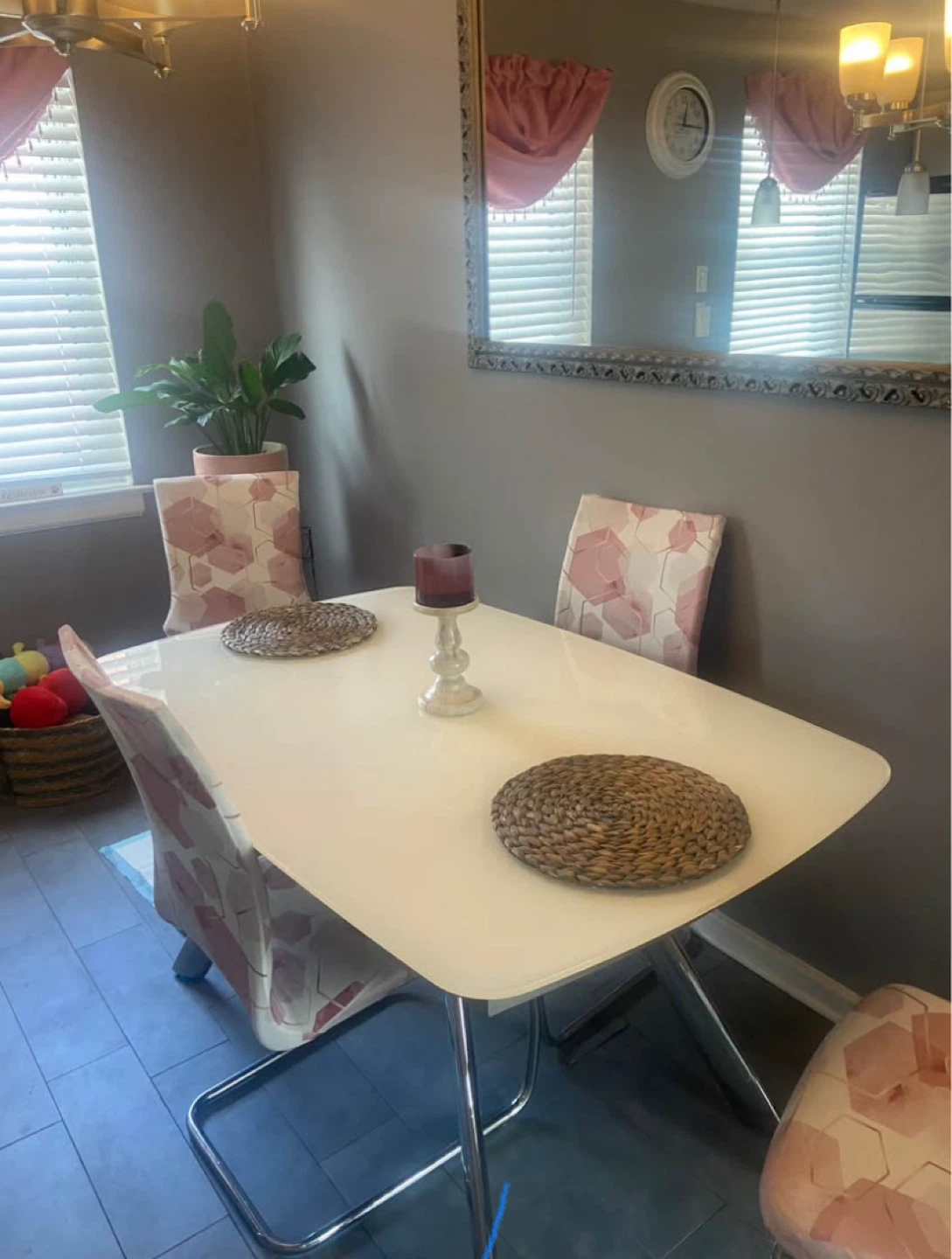 White Extendable Dining Table