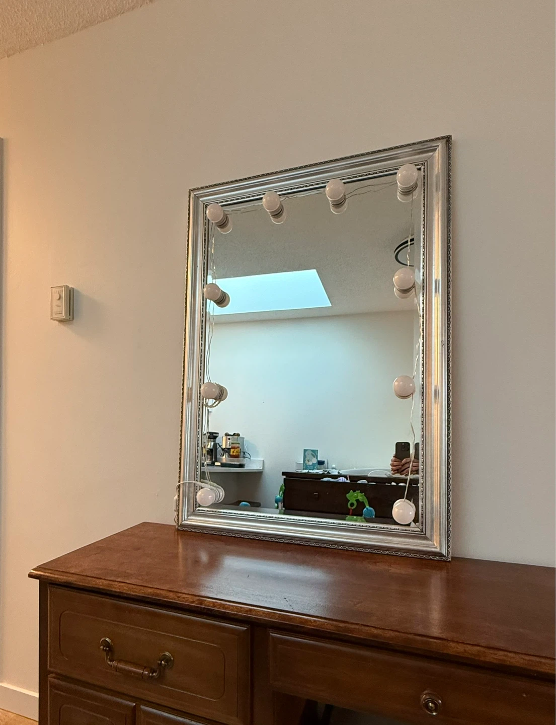 Large Mirror with Lights