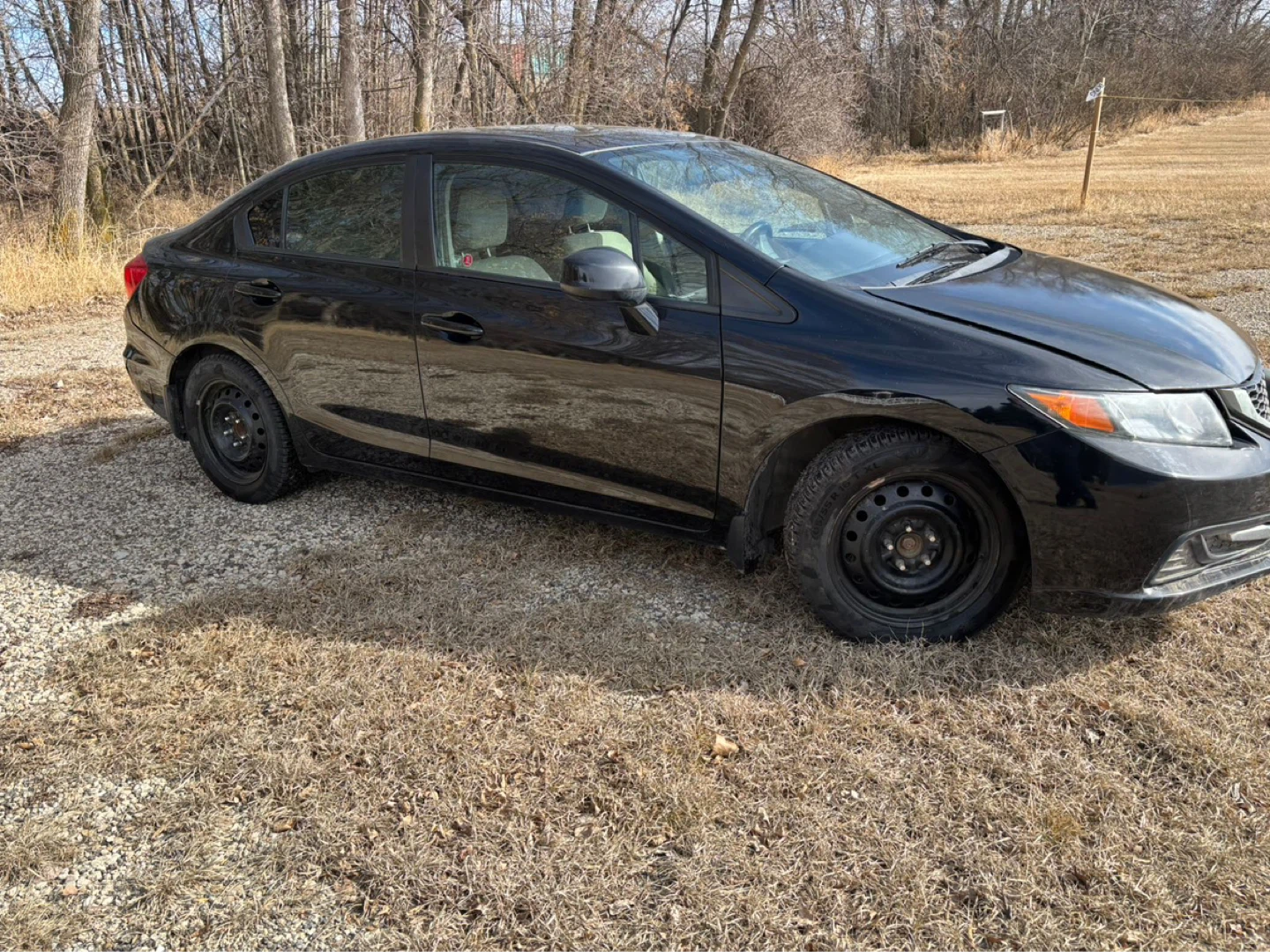 Black Honda Civic Sedan 2012 milage 20100