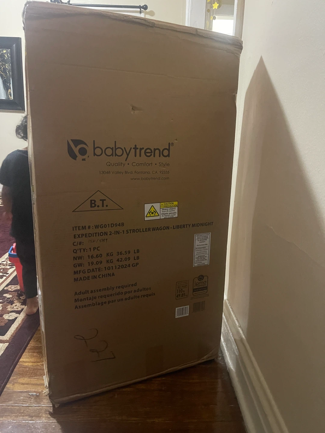 Baby Trend Expedition 2-in-1 Stroller Wagon - Liberty Midnight - photo 4
