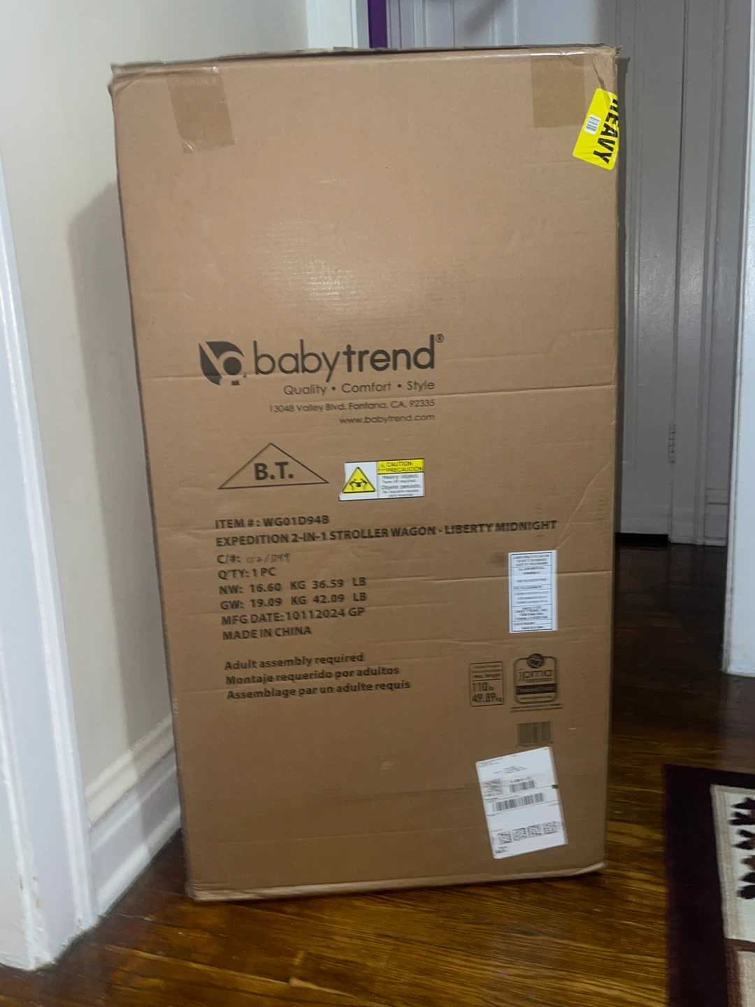Baby Trend Expedition 2-in-1 Stroller Wagon - Liberty Midnight - photo 2