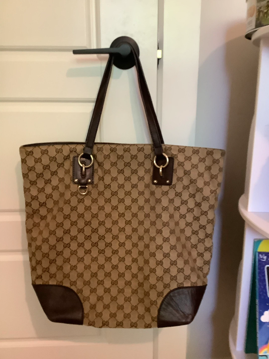 Vintage Gucci Monogram Tote Bag - photo 2