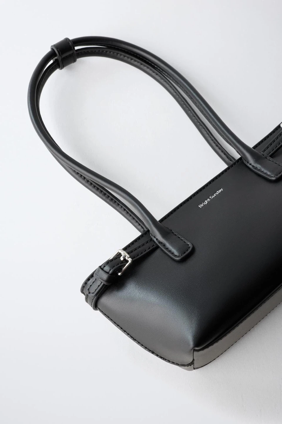 BRAND NEW Buckle Shoulder Bag - Black - photo 5