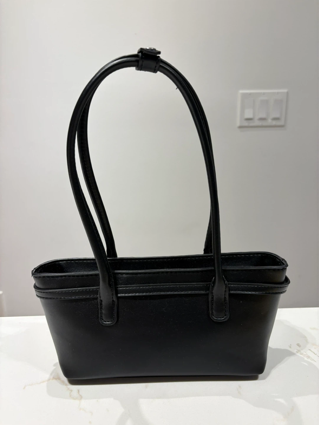 BRAND NEW Buckle Shoulder Bag - Black - photo 2