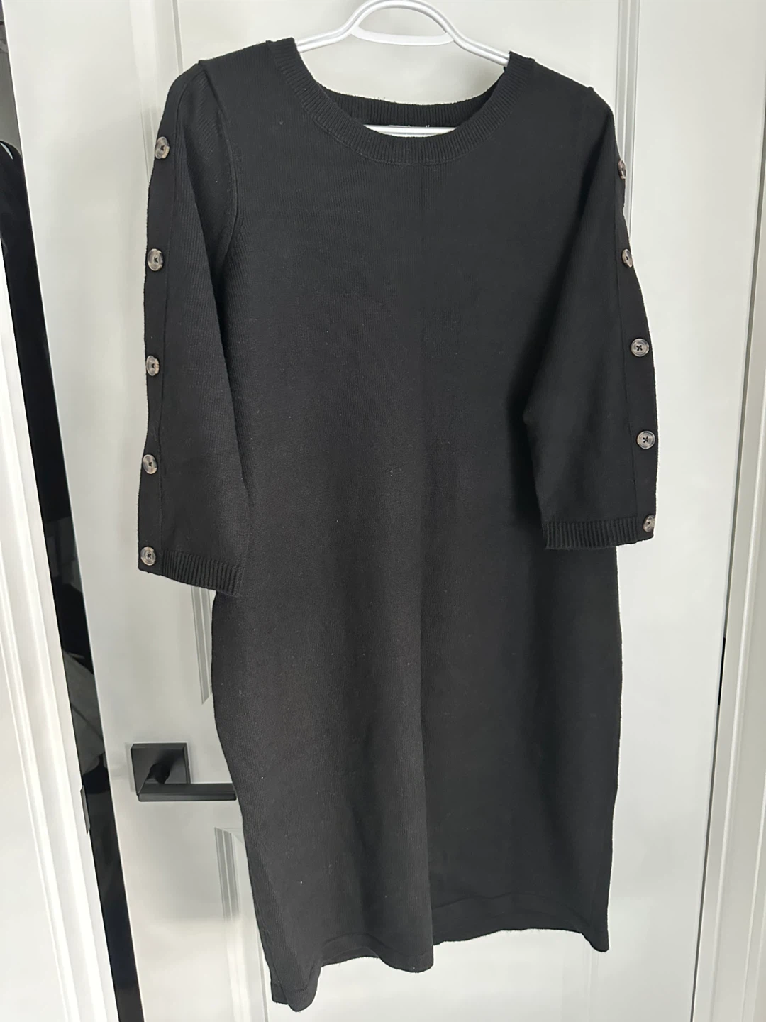 *Moving Sale* Sweater dress with buttons on the sleeve