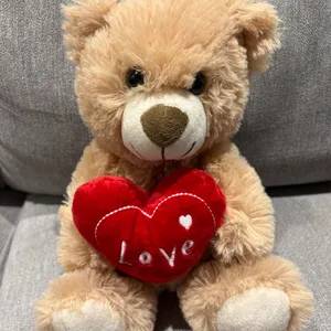 New Teddy Bear with "Love" Heart