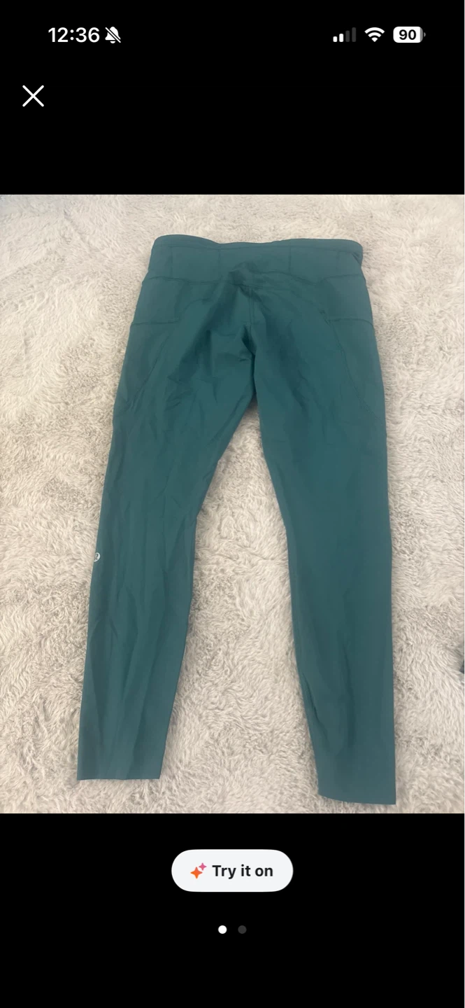 Teal Lululemon Align Leggings size 12