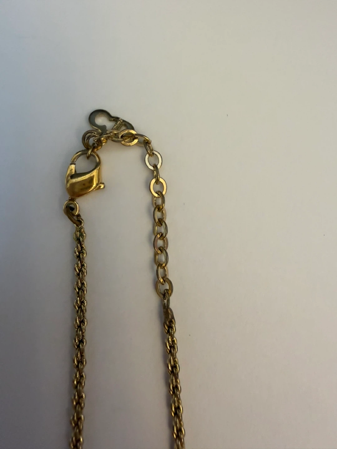Christian Dior Gold Bow Crystals Heart  Pendant Necklace - photo 3