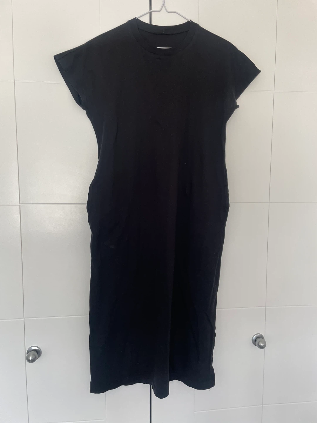 UNIQLO Black Cotton T-Shirt Dress - photo 5