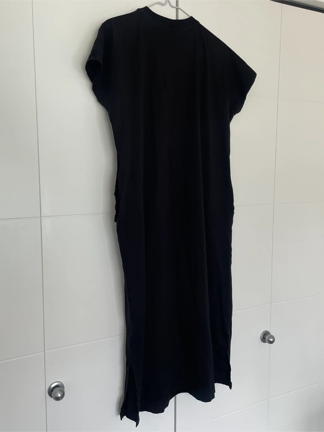 UNIQLO Black Cotton T-Shirt Dress - photo 4