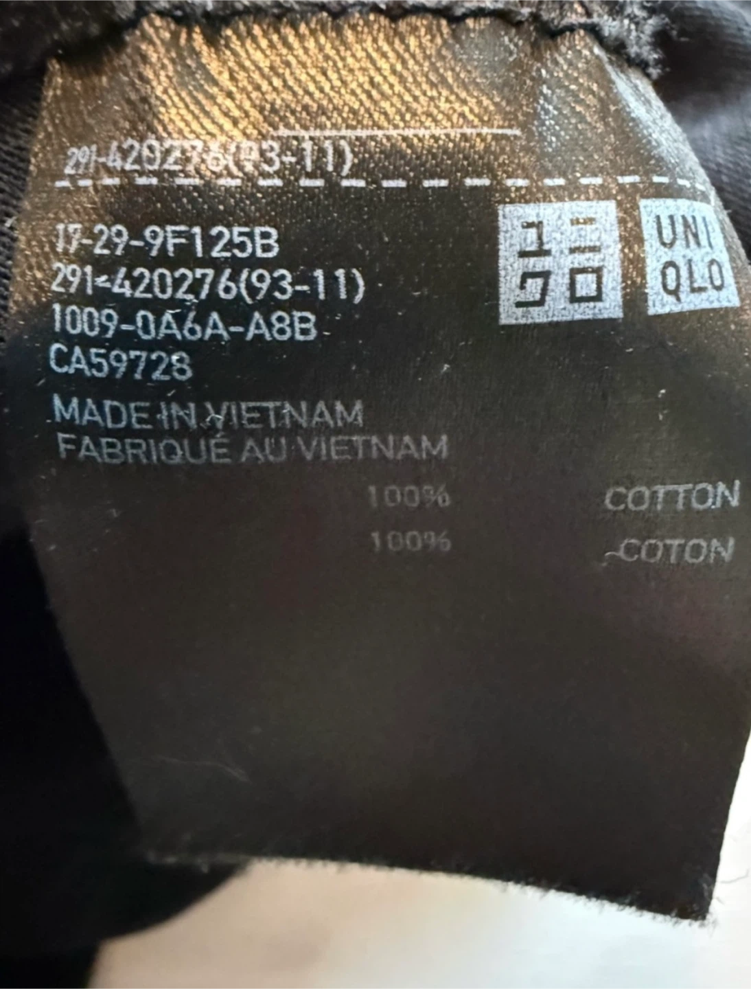 UNIQLO Black Cotton T-Shirt Dress - photo 2