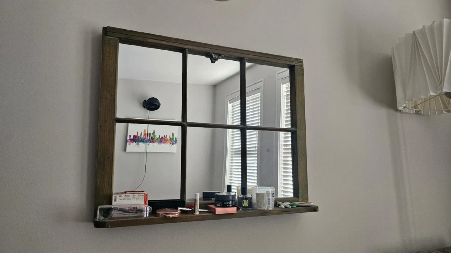 Window Pane Mirror