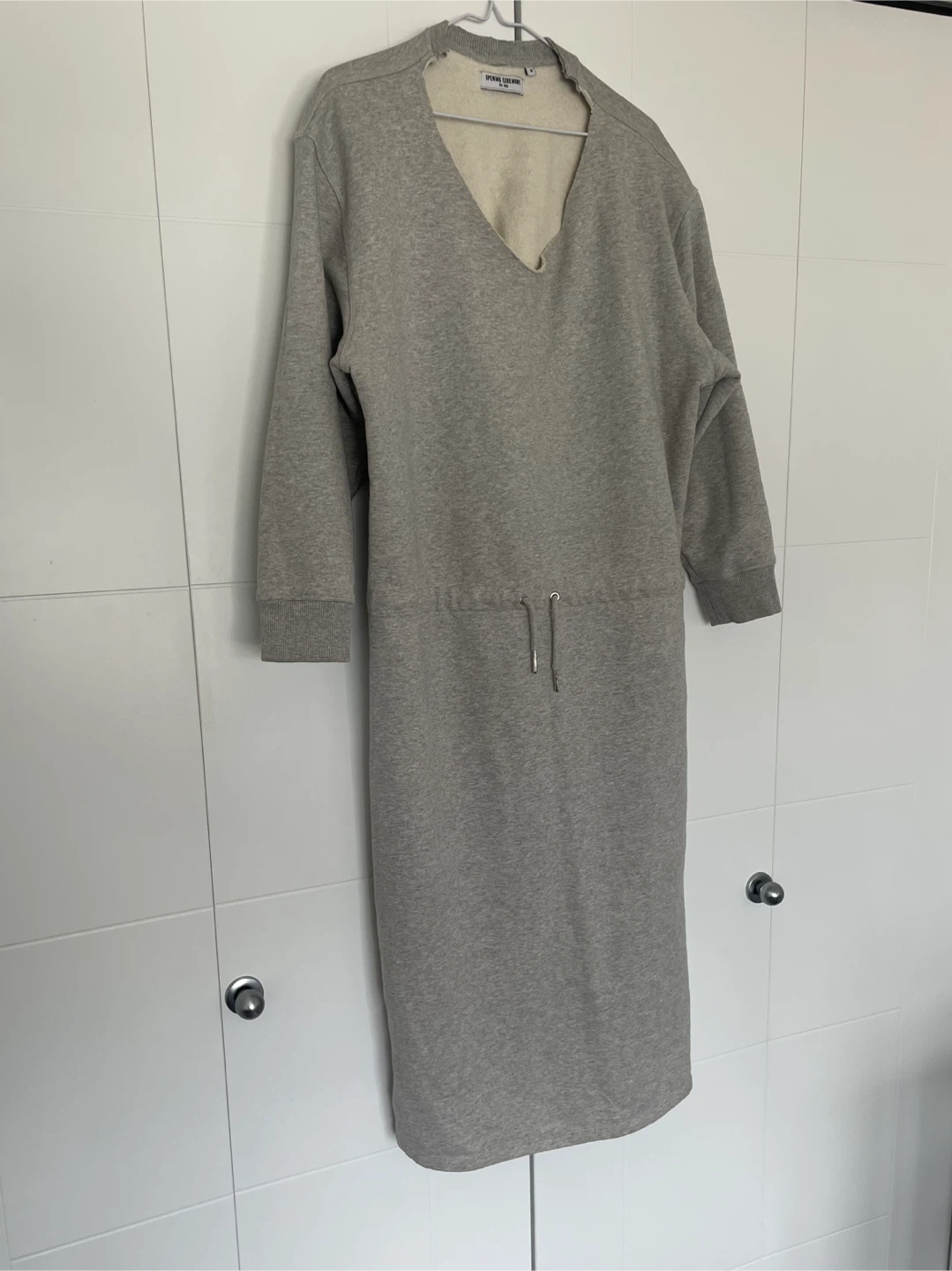 Opening Ceremony Grey Sweatshirt Dress