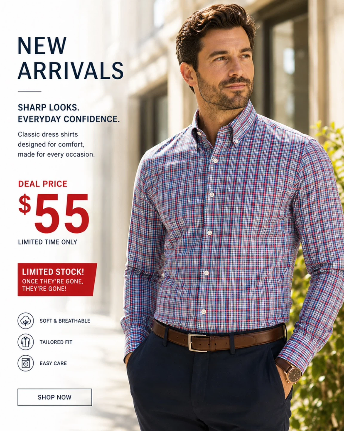 Brooks Brothers Classic Fit Plaid Dress Shirt - photo 2