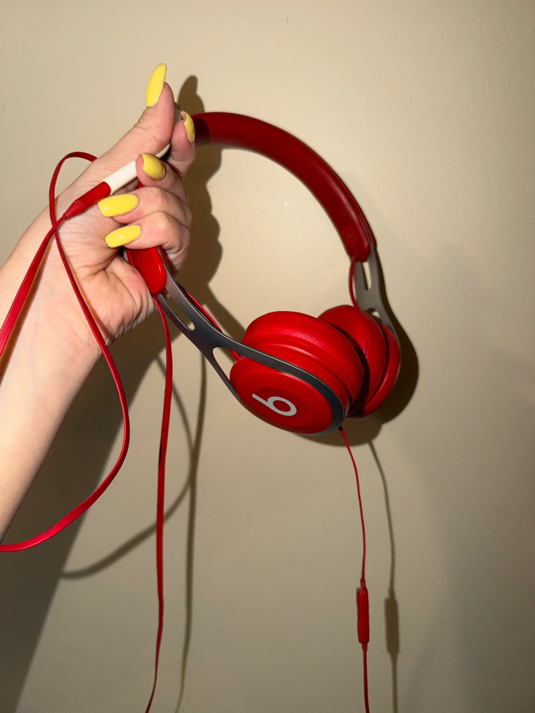 Red Beats Solo HD On-Ear Headphones