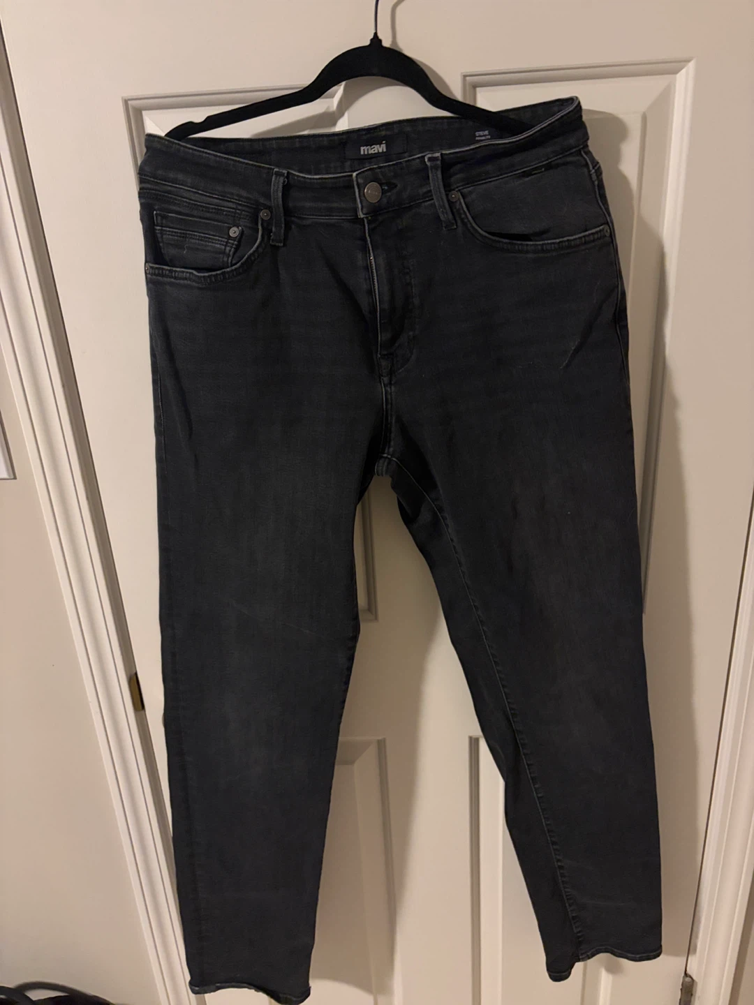 Mavi Steve Athletic Fit Jeans - Grey - 34/34
