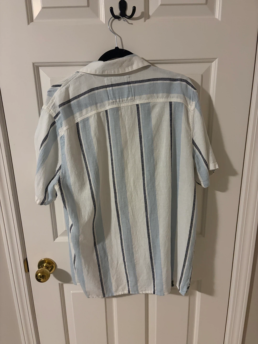 Hollister Men's Striped Short-Sleeve Shirt - Size L - photo 2