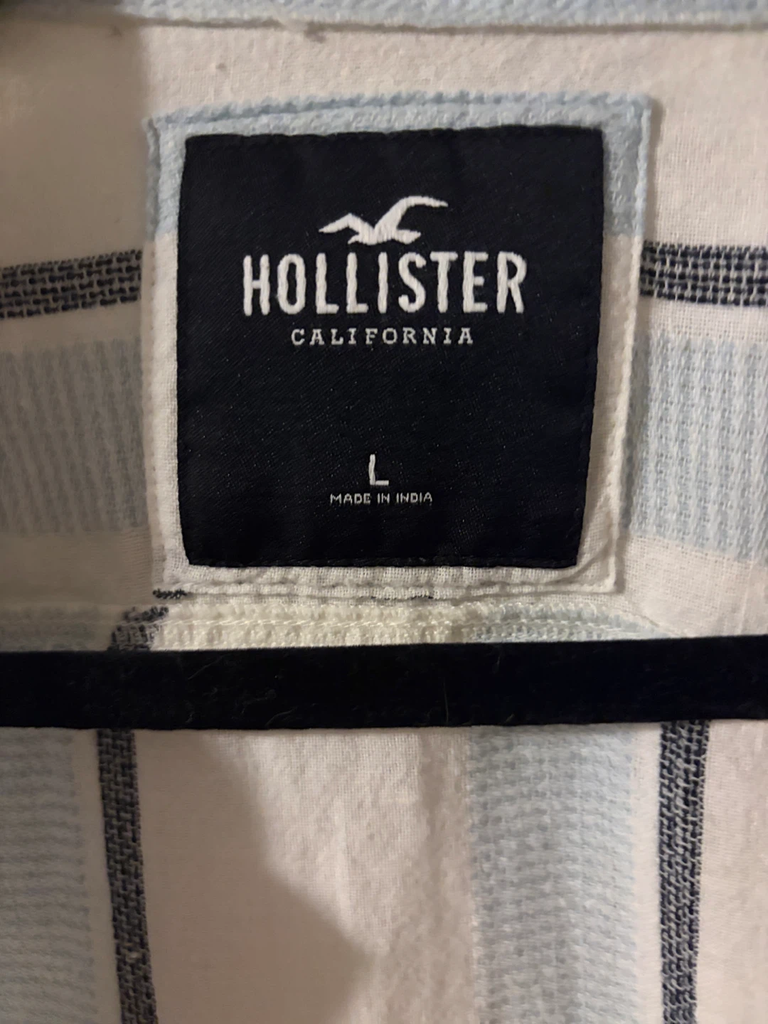 Hollister Men's Striped Short-Sleeve Shirt - Size L - photo 3