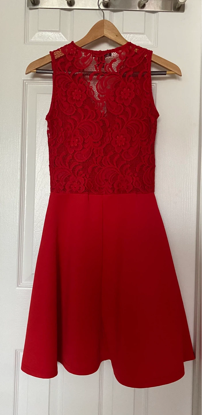 MYSTIC Black Mesh V-Neck Dress - photo 5