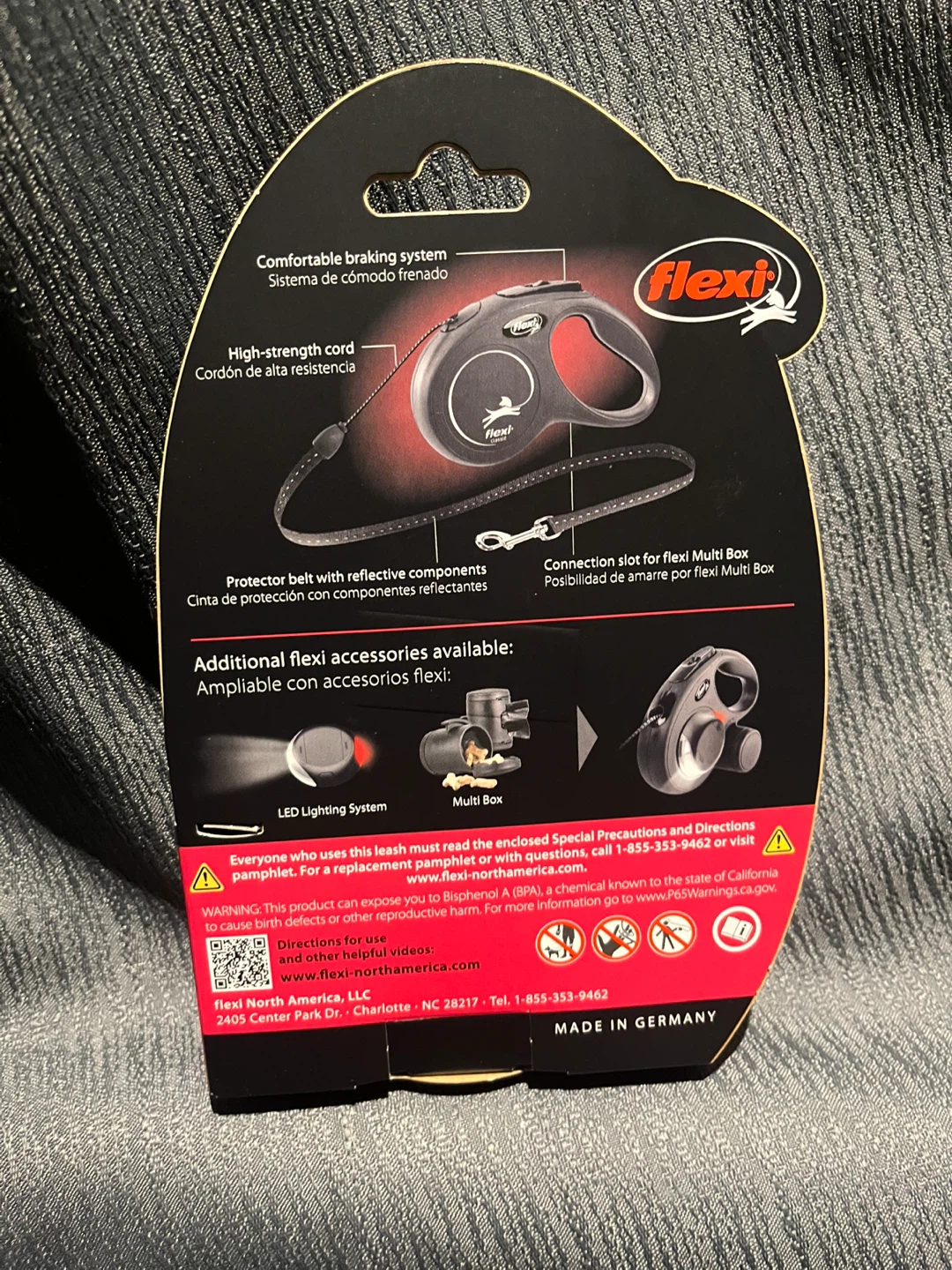 Flexi Classic Cord Retractable Dog Leash - Size S, 16ft - photo 2