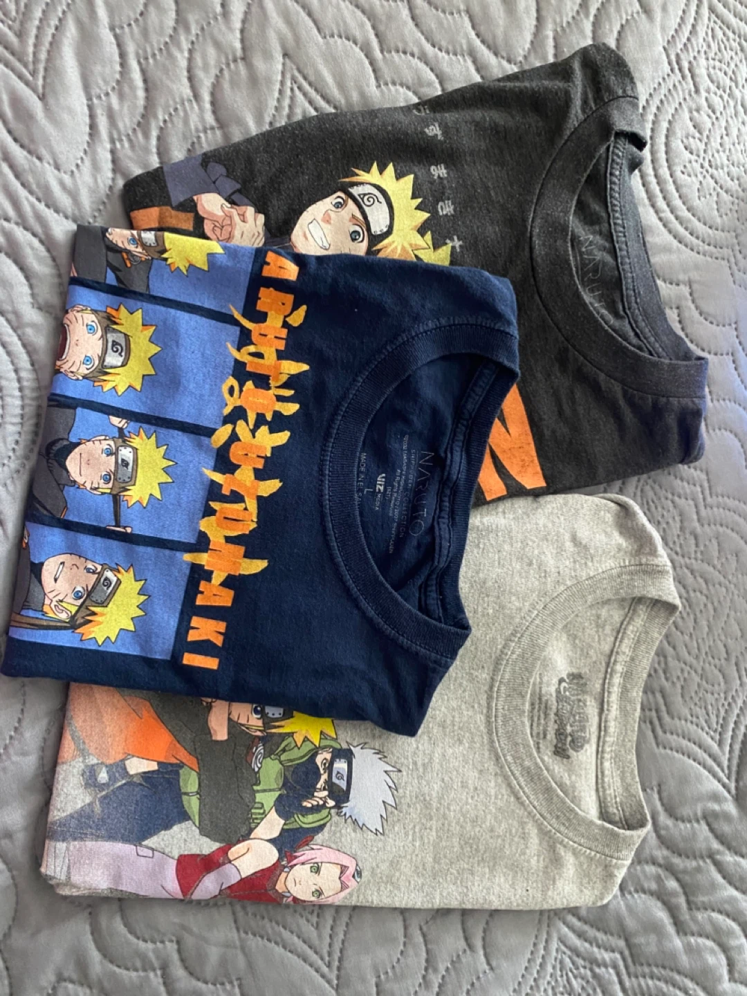 Kids Medium Naruto: Shippuden T-Shirts – 3 Designs Available