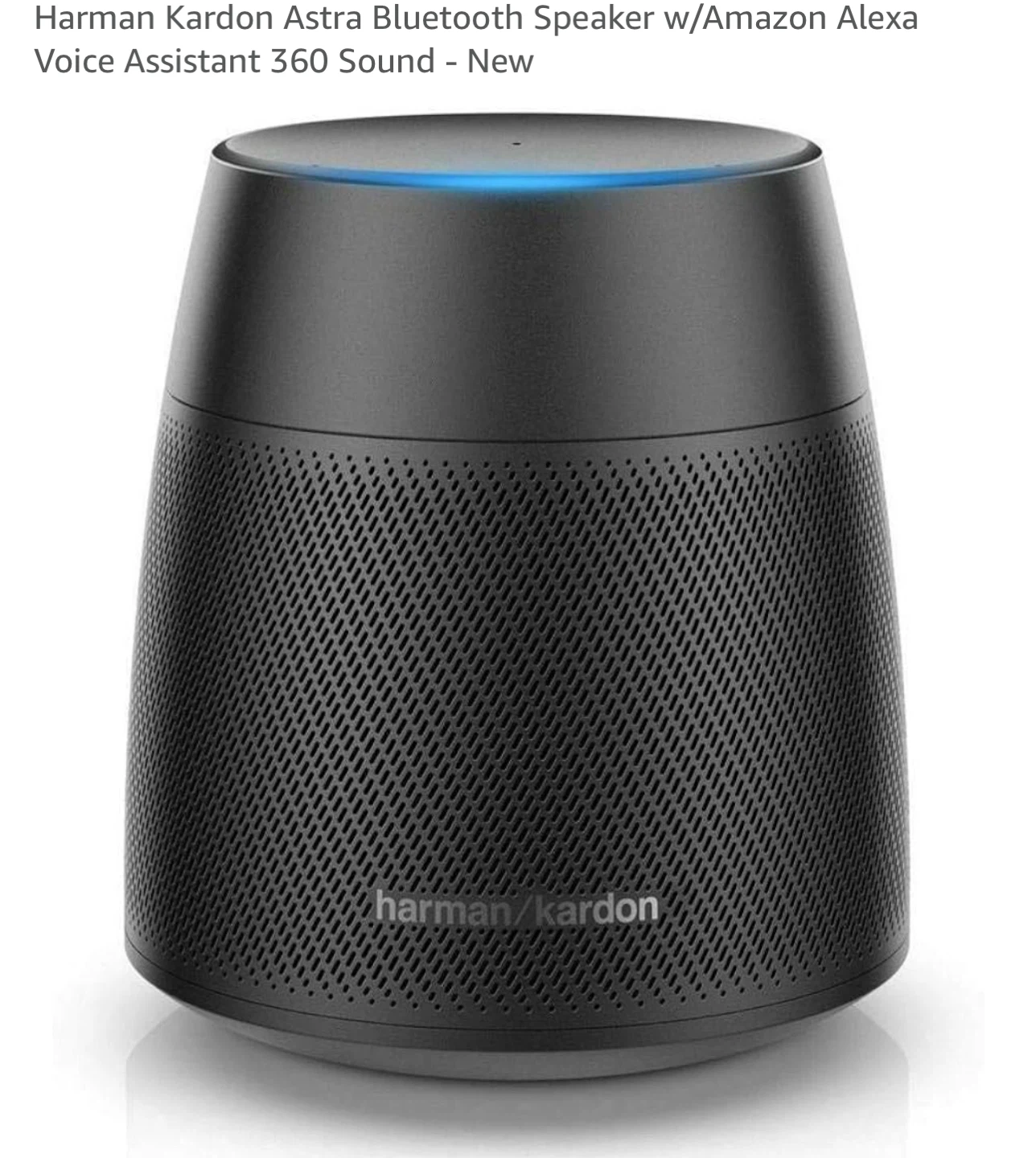 Harman Kardon Astra Bluetooth Speaker w/Amazon Alexa