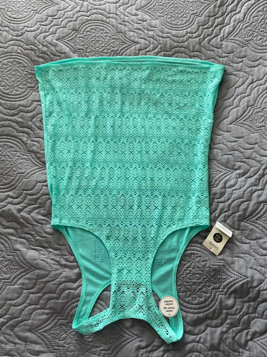 Turquoise “Best Summer Ever” Cover-Up Tank Top – Kids XL/TG - photo 2