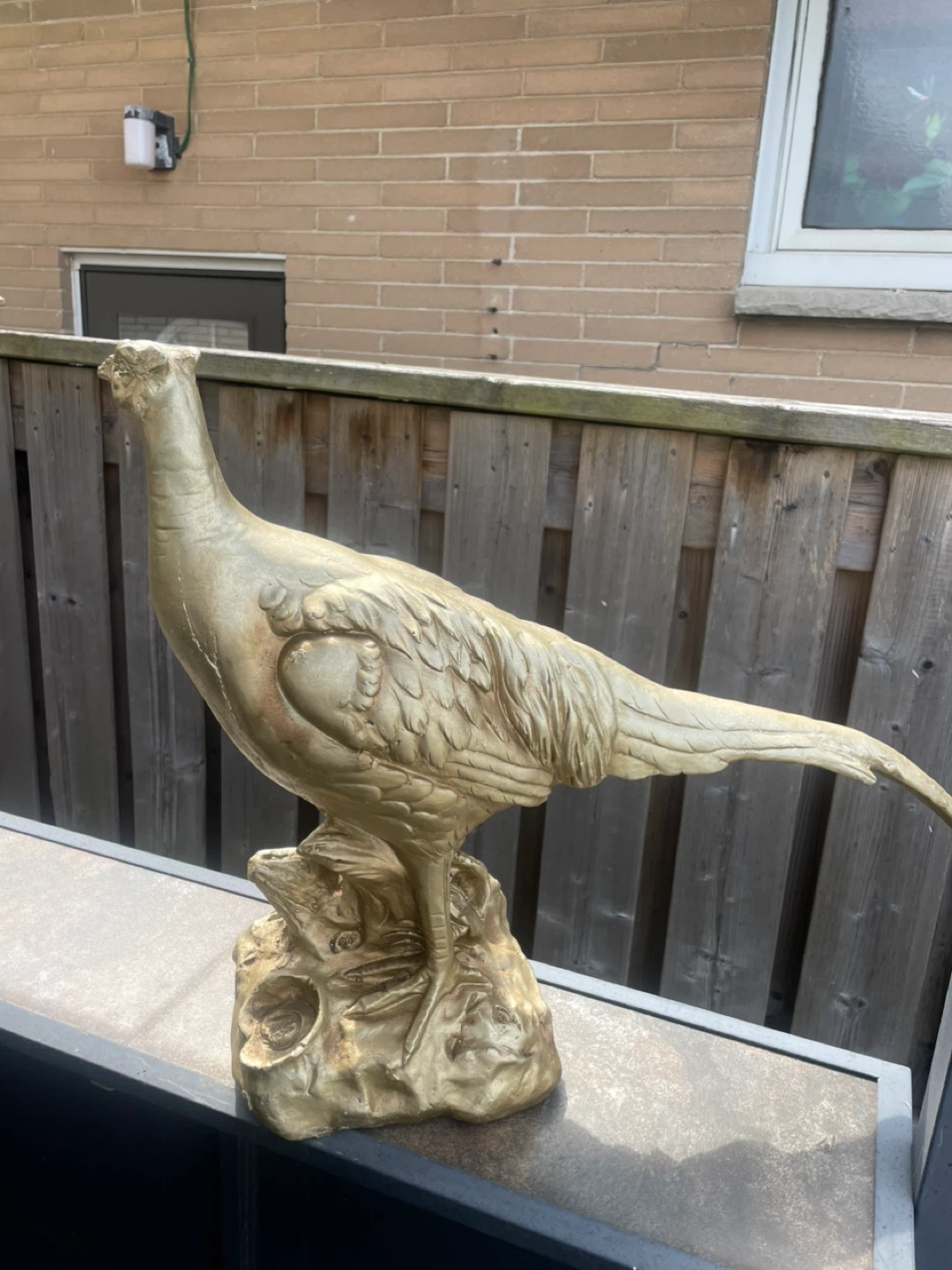 Heavy Gold Bird Figurine - photo 3