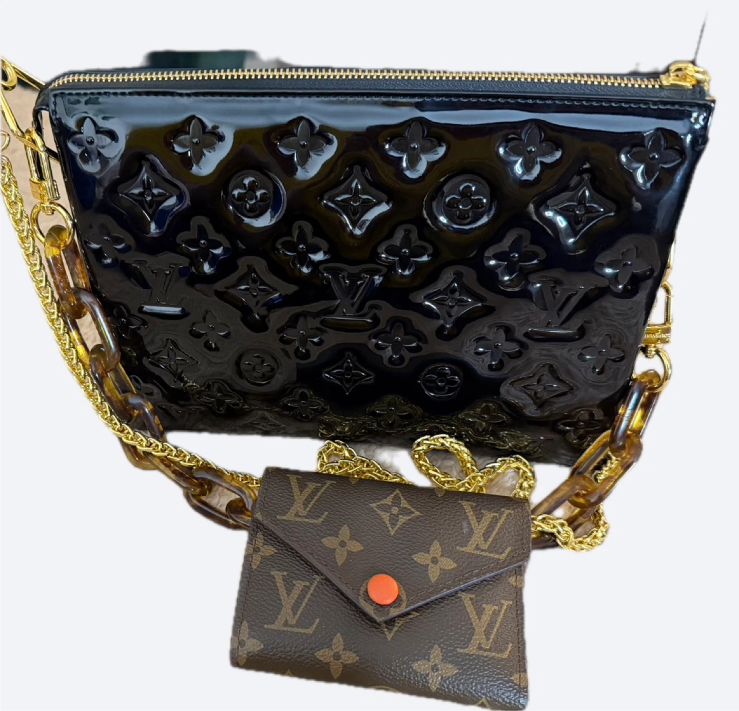 LV Coussin  PM & leather wallet