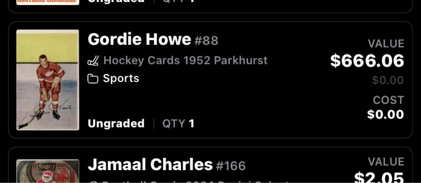 Gordie Howe #88 Hockey Card 1952 Parkhurst - photo 3