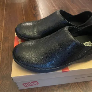 Fitflop Superloafer Glitzy Black Loafers US 7