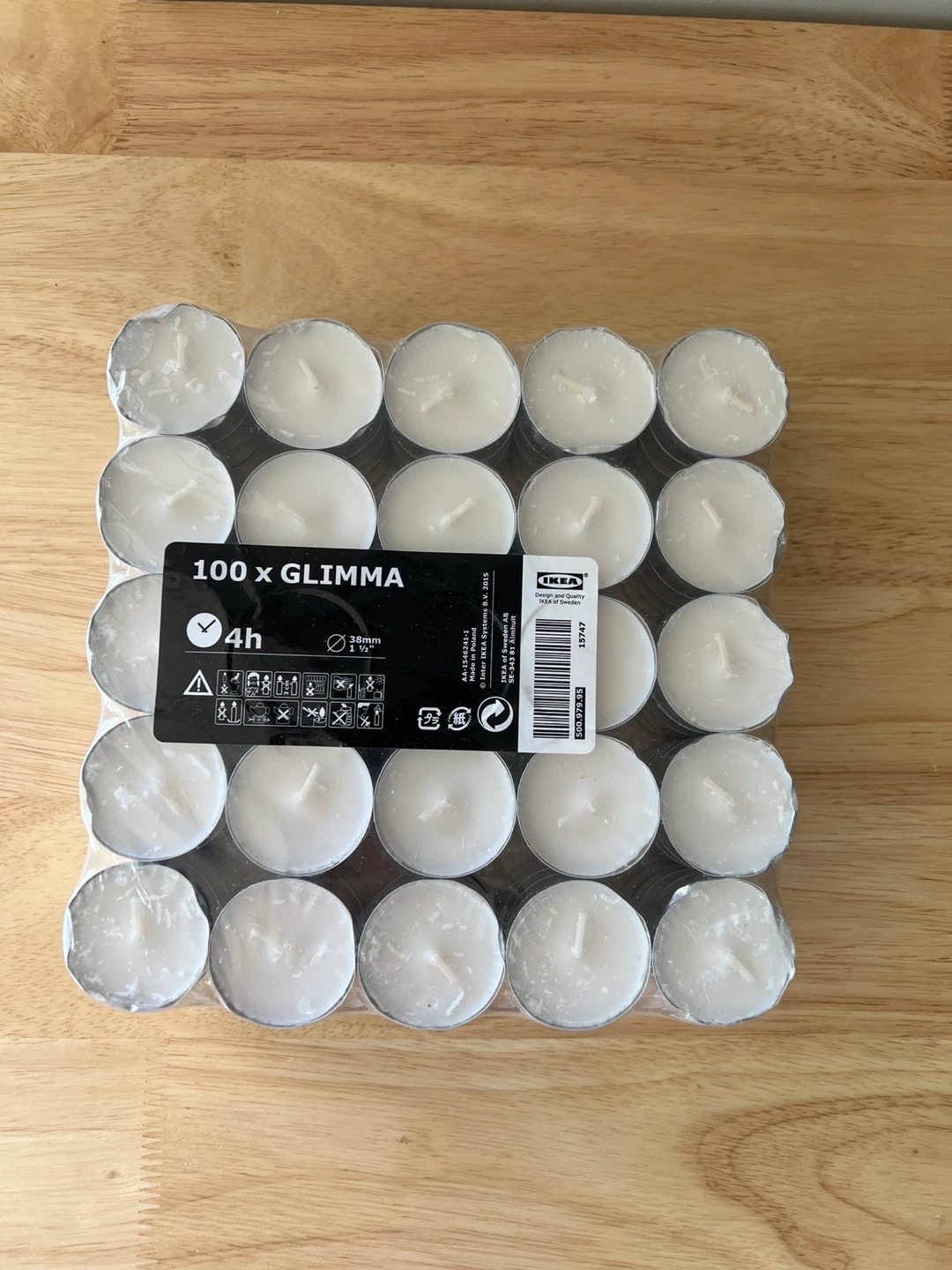 Tealight Candles - 100 Pack