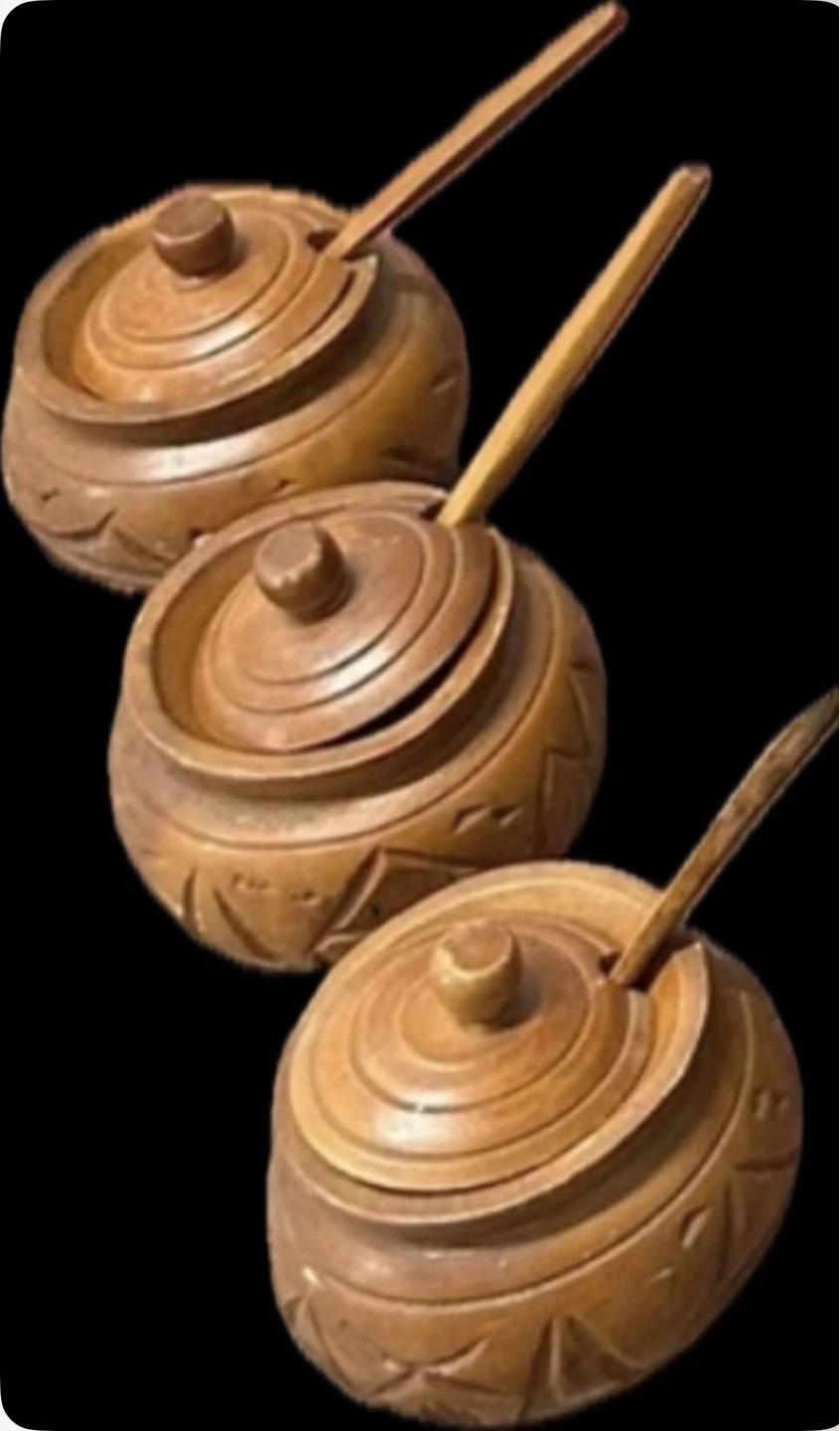 Vintage Wooden Beverage Dispenser Set with Cups - photo 5