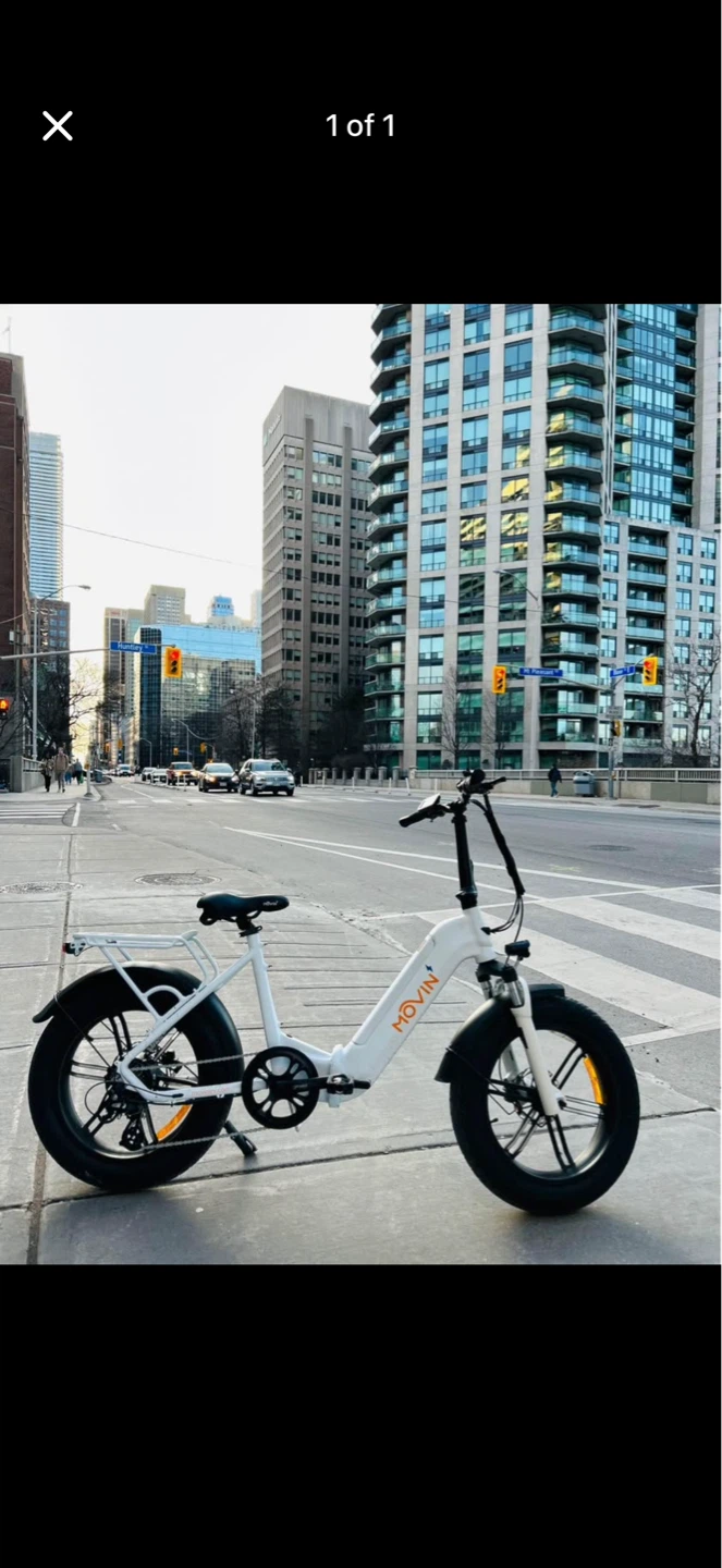 MOVIN Electric Fat Bike - White