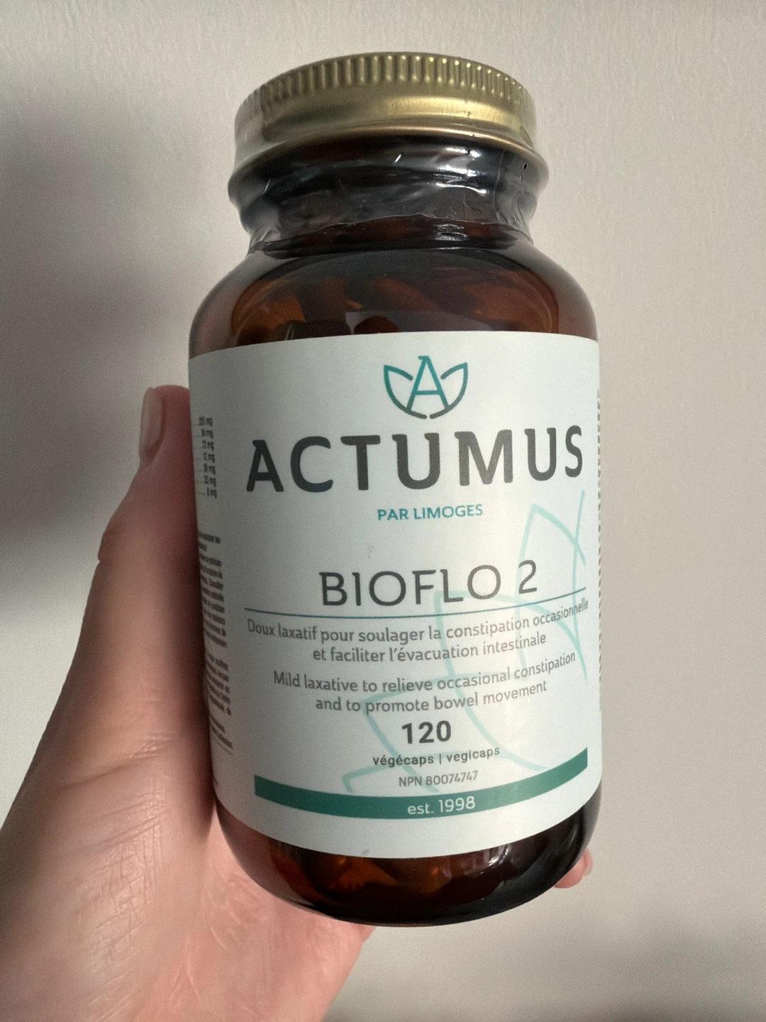 Actumus Bioflo Mild Laxative supplement