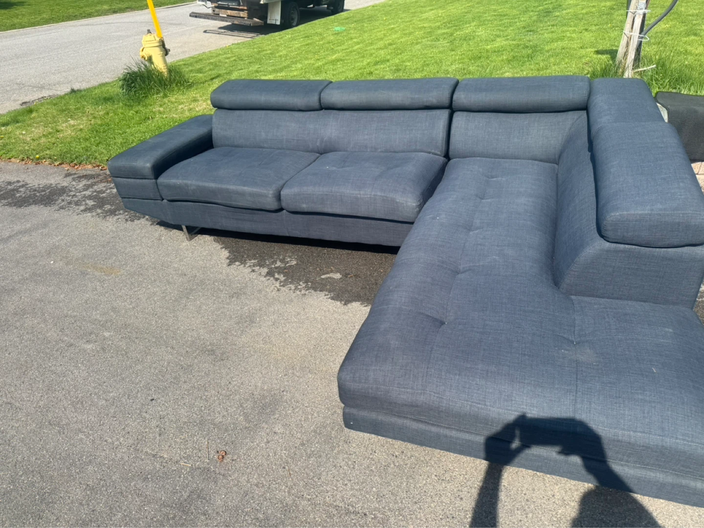 Dark Grey Sectional Sofa