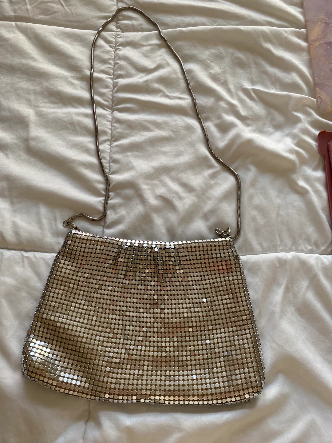 Silver Mesh Evening Bag - photo 2