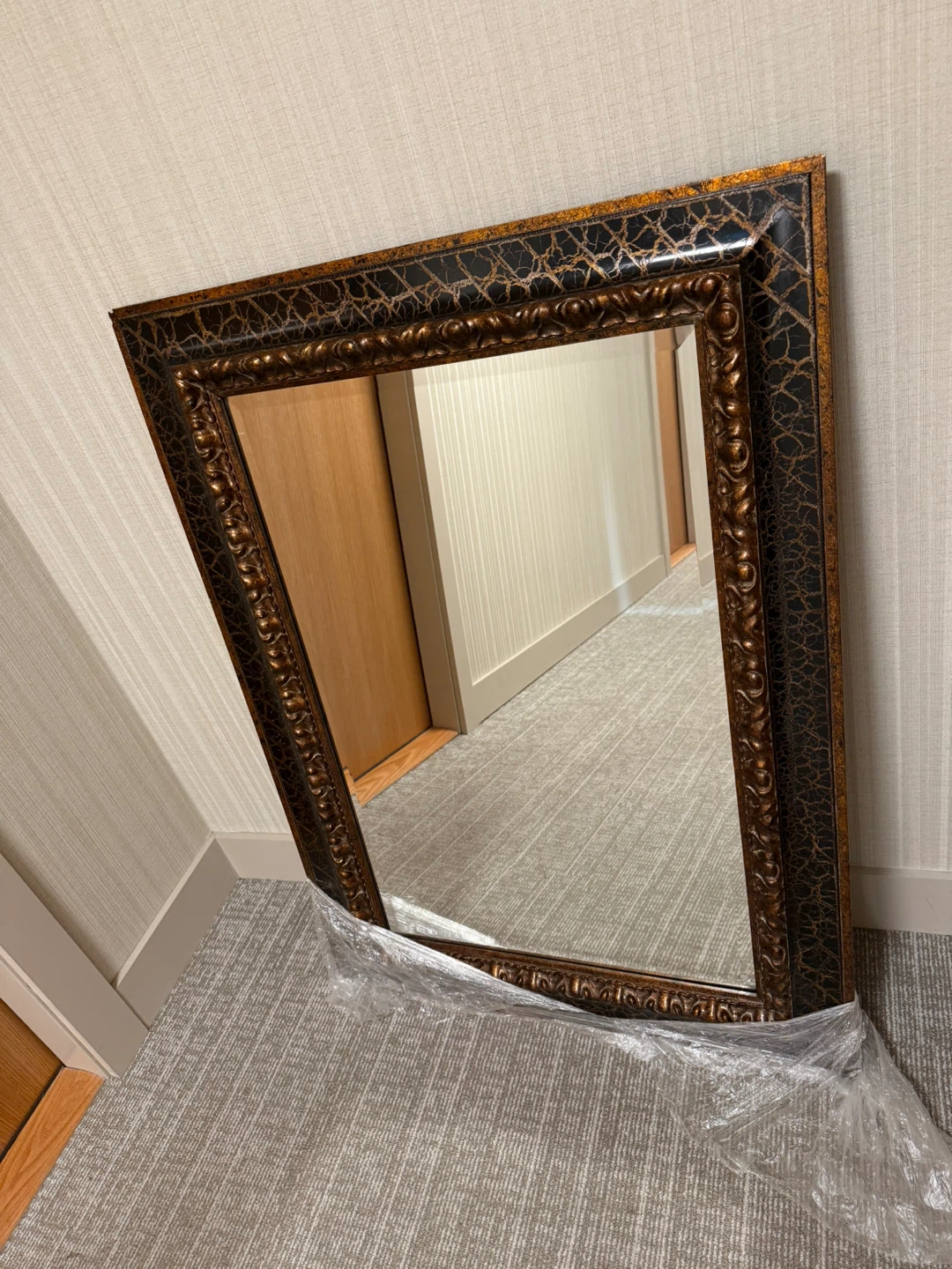 Antique Ornate Designed Framed Mirror