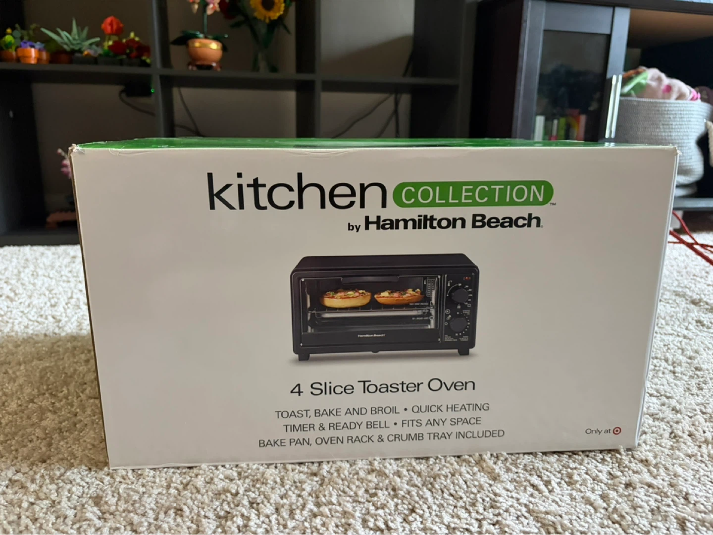 Hamilton Beach 4 Slice Toaster Oven - Black