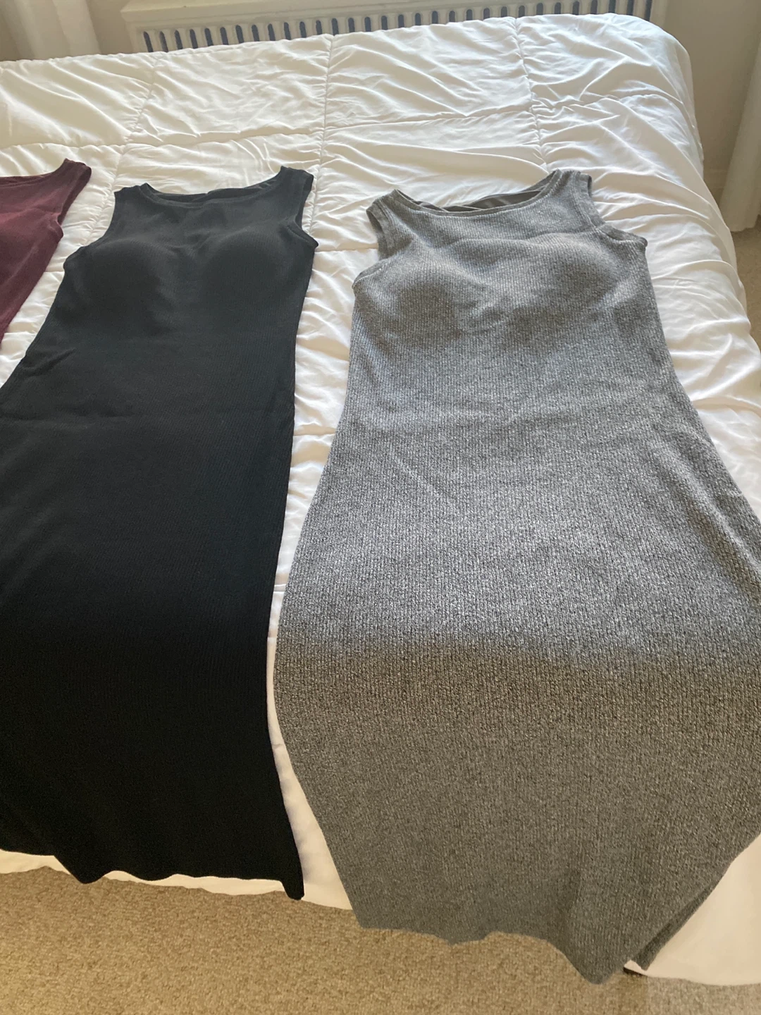 Ribbed Sleeveless Maxi Dresses (3-Pack) - photo 3