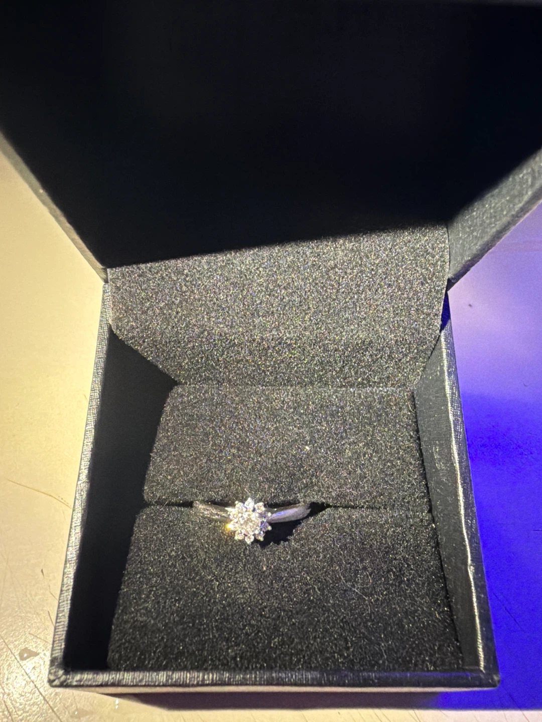Sparkling Diamond Engagement Ring