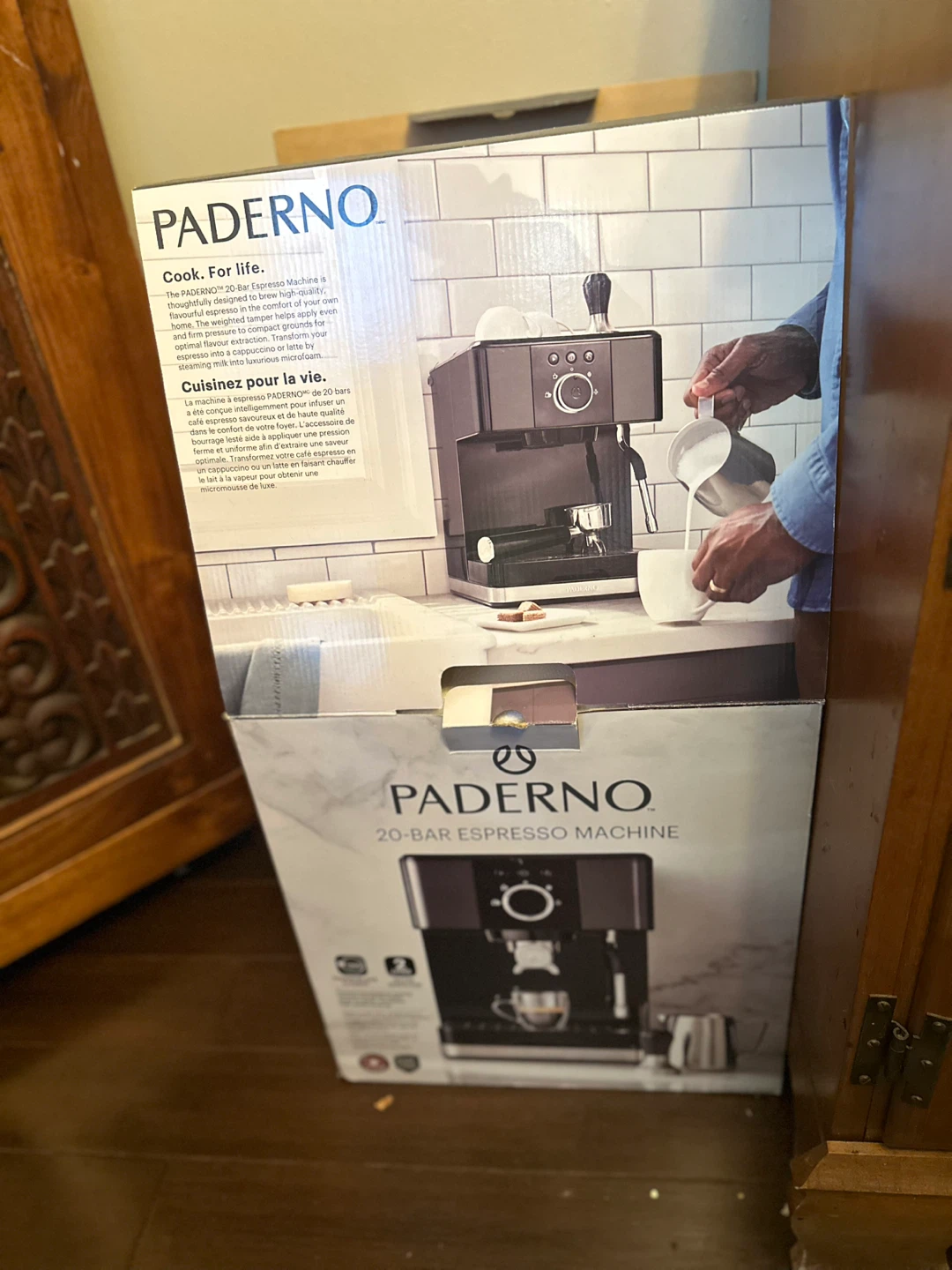 Paderno 20-Bar Espresso Machine