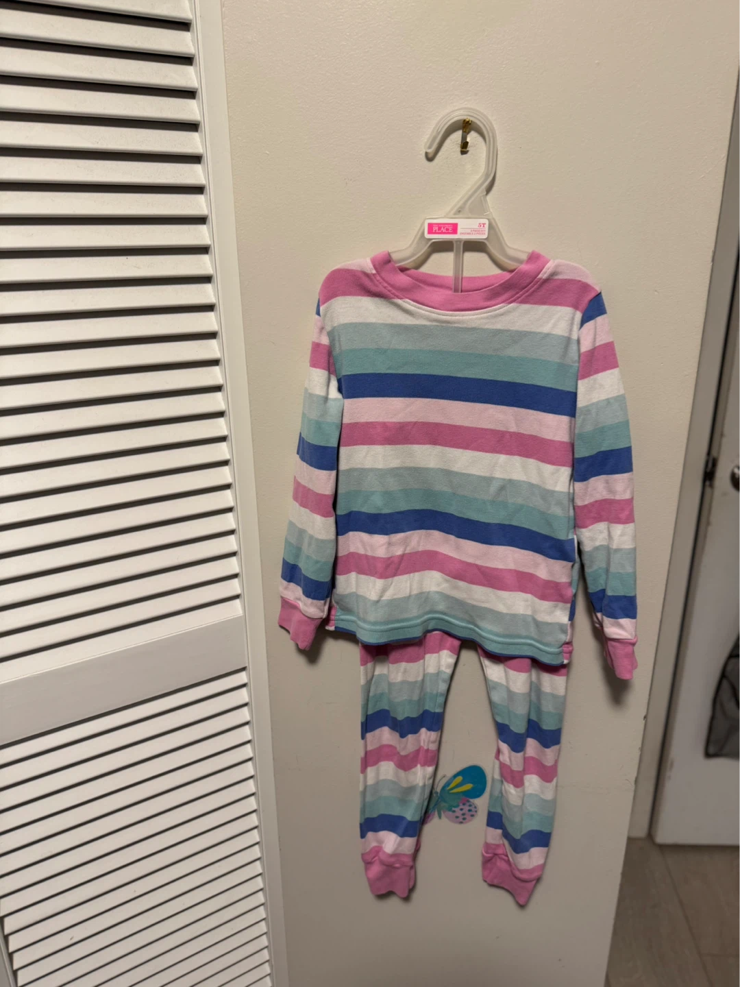 The Children's Place Striped Pajama Set Size 5T